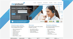 Desktop Screenshot of monprodware.fr