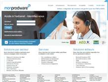 Tablet Screenshot of monprodware.fr
